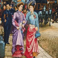 تابلو فرش دستباف بازار شانزلیزه