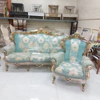 مبل ۹نفره سلطنتی مدل نیلوفر تمام راش درحد|مبلمان خانگی و میز عسلی|رشت, آزادگان|دیوار