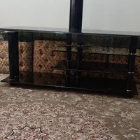 میز تلویزیون  شیشه ای  سالم  طول ۱۲۰|میز تلویزیون|سنندج, |دیوار