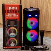 اسپیکر بلوتوثی ZQS کنترل و میکروفون دار (درب منزل)|پخش‌کننده همراه|تبریز, |دیوار
