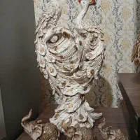 مجسمه طاووس و سه عدد فیل نو