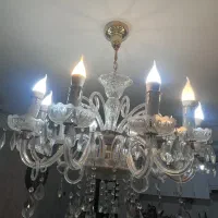 لوستر کریستالی ۱۰ شاخه
