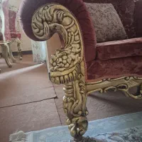 سرویس مبل سلطنتی ۹ نفره با میز غذا خوردی ۱۰ نفره