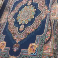 دوعدد روفرشی شش متری آبی کاربنی برند ترمه|روفرشی|قم, شهرک فاطمیه|دیوار