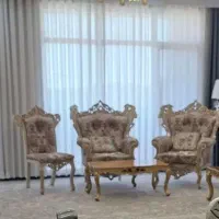 مبل با ست غذاخوری در حد نو