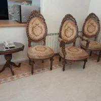 مبلمان استیل هفت نفره همراه با نهار خوری ۱۰ نفره|مبلمان خانگی و میز عسلی|تهران, مینیسیتی (شهرک نفت)|دیوار