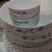 سرویس آرکوپال گل قرمز|ظروف سرو و پذیرایی|فولادشهر, مسکن مهر فولادشهر|دیوار