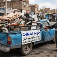 استخدام راننده وانت برای جمع‌آوری ضایعات