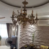 دو عدد لوستر برنز یا برنج برند انصاری|لوستر و چراغ آویز|تهران, هفت حوض|دیوار