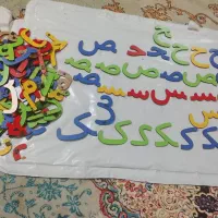 الفبای مغناطیسی چوبی