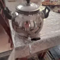 کتری استیل شیر دار تمیز