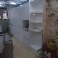 کابینت هایگلاس با صفحه 5 سانتی|مصالح و تجهیزات ساختمان|زیباشهر, |دیوار