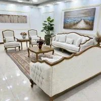 مبل کلاسیک کوئین فرانسوی ابزاری تمام چوب سوپر راش