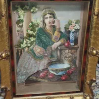 تابلو مینیاتوری کار دست|تابلو، نقاشی، عکس|قم, انصار‌الحسین|دیوار