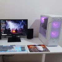 کیس کامپیوتر گیمینگ حرفهای همراه با مانیتور