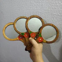 اینه دستی چوبی
