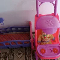 اسباب بازی کالسکه و تخت