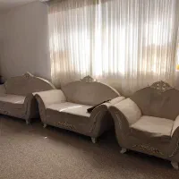 تغییر دکوراسیون با مبلمان ۷ نفره استخوانی