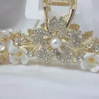 کلیپس فلزی نگین دار