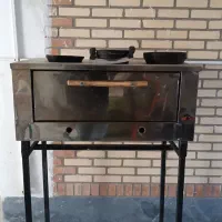 فر پیتزا 8تایی با تابه درحد نو