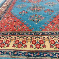 فرش ۶متری دستباف قشقایی رنگ ابی|فرش|تهران, بازار|دیوار