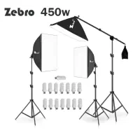 مجموعه سافت‌باکس برند ZEBRO (450 وات)|دوربین عکاسی و فیلم‌برداری|تهران, نارمک|دیوار