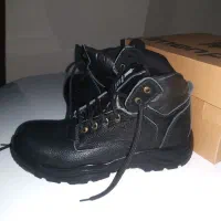 پوتین ایمنی ایمن پا جنس چرم با کیفیت