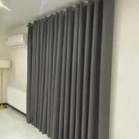 پرده پانچ طوسی ۶مترو نیم