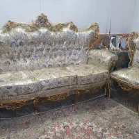 مبل سلطنتی کاملاً نو و پرنقش|مبلمان خانگی و میز عسلی|زاهدان, |دیوار
