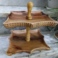 ظروف چوبی دست ساز دفورمه ومیز مزه