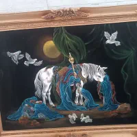 دوعدد تابلو سالم وتمیز|تابلو، نقاشی، عکس|سبزوار, چهارراه فرودگاه|دیوار