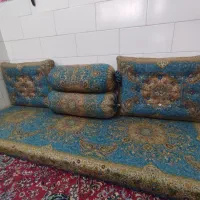 یک دست شاهنشین اصل ترمه هفت رنگ