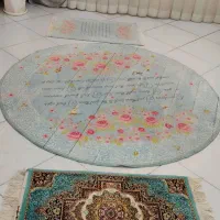 فرش قالیچه گرد ۱/۵ جنس خوب نخی|فرش|فردیس, شهرک شهید حسینی|دیوار