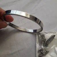 پلاک عقاب  دستبند استیل