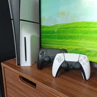 ps5 اسلیم استاندارد ۲ دسته با بازی|کنسول، بازی ویدئویی و آنلاین|تهران, سلسبیل جنوبی|دیوار