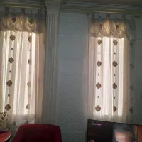 پرده حریر طرح دار|پرده، رانر، رومیزی|تهران, مجیدیه|دیوار