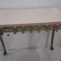 عسلی برنز قدیمی رویه ام دی اف|مبلمان خانگی و میز عسلی|تهران, فلاح|دیوار