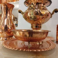 سماور/سماور مسی/همراه سرویس/لوکس/تولیدی کویر مس|قوری، کتری، قهوهساز دستی|یزد, |دیوار