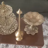 میوه خوری سالنی،شیرینی،اجیل خوری برنزی گلاب برنجی|صنایع دستی و سایر لوازم تزئینی|تهران, شهرک شریفی|دیوار