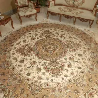 فرش دایره دستبافت ۳×۳|فرش|تهران, مدائن|دیوار