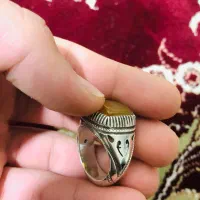 انگشتر دست ساز قدیمی درشت