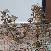 لوستر برنزی|لوستر و چراغ آویز|تبریز, |دیوار