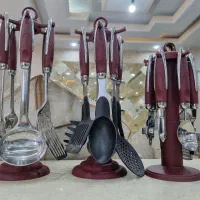 ست کفکیر ملاقه  و ست ابزار مارک استنلس ۱۸/۸|ظروف پخت‌وپز|تهران, ابوذر|دیوار