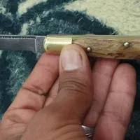 چاقو کهنه دسته شاخ|کلکسیون اشیاء عتیقه|همدان, |دیوار