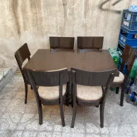 میز نهار خوری ۶نفره کاملا نو|میز و صندلی غذاخوری|مشهد, رسالت|دیوار