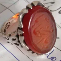 انگشتر عقیق نقره
