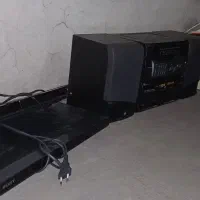 ضبط صوت.آب میوه گیری.دو دستگاه دی وی دی .خش گیر