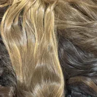 فروش وخرید موهای طبیعی خام ورنگی بور وطلایی