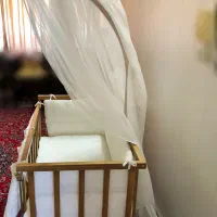 تخت نوزادی کنار مادر|تخت و صندلی بچه|فریدونکنار, |دیوار