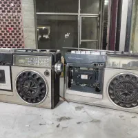 دو عدد رادیو ضبط ناسیونال ژاپنی